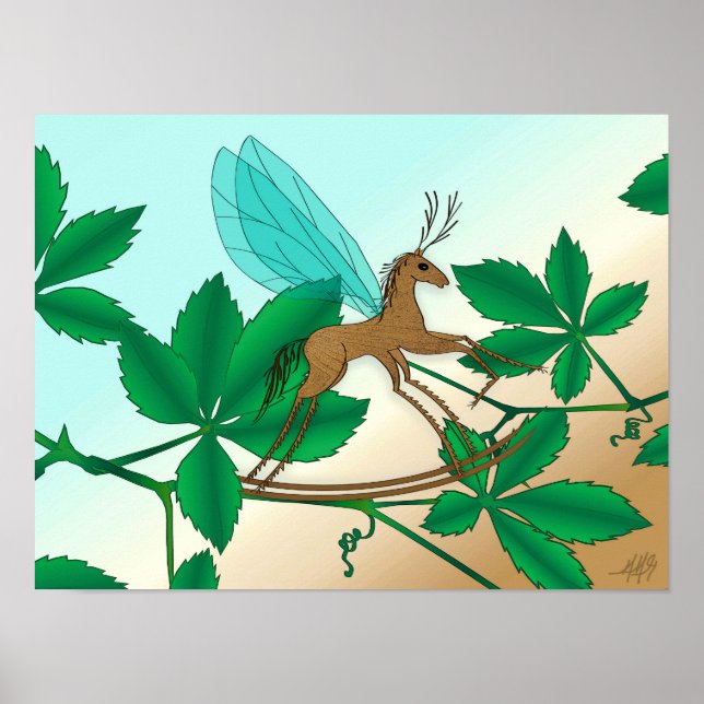 Looking Glass Insects - Rockinghorse-Fly Poster (Front)