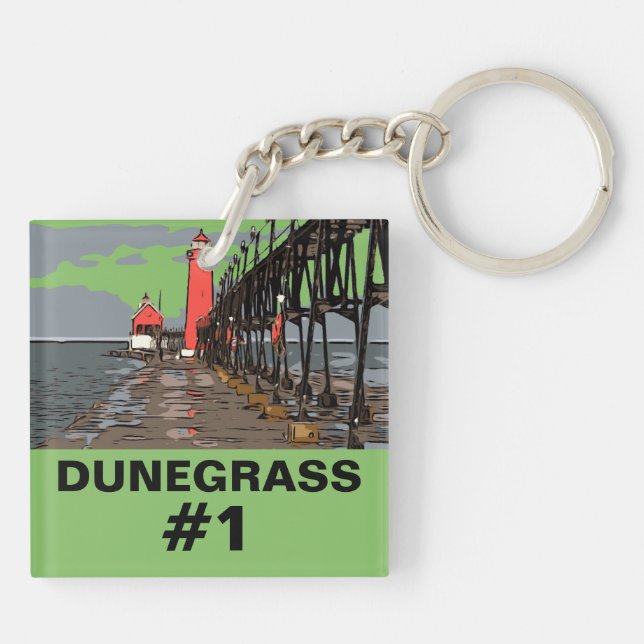 LOOKING GLASS KEYCHAIN (Back)