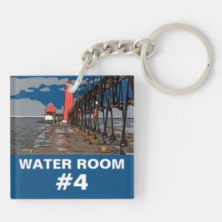 LOOKING GLASS KEYCHAIN