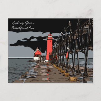 LOOKING GLASS POSTCARD