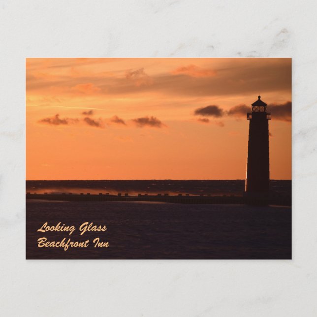 LOOKING GLASS POSTCARD (Front)