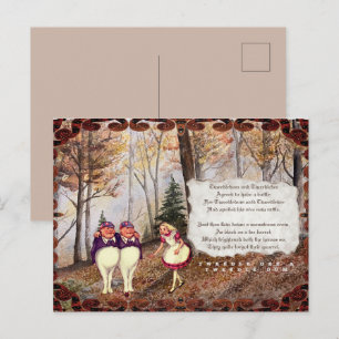  Looking Glass Tweetle Dee Tweetle Dum Song  Postcard