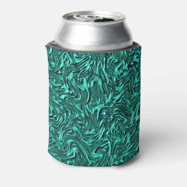 Looking like jade green textured of wall can cooler (Can Back)