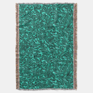 Looking like jade green textured of wall throw blanket
