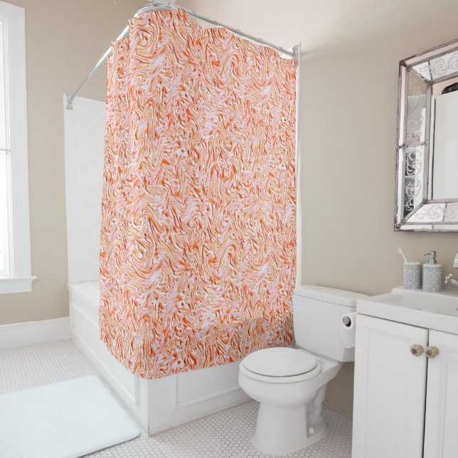 Looking like textured of wall, salmon colour (In Situ)