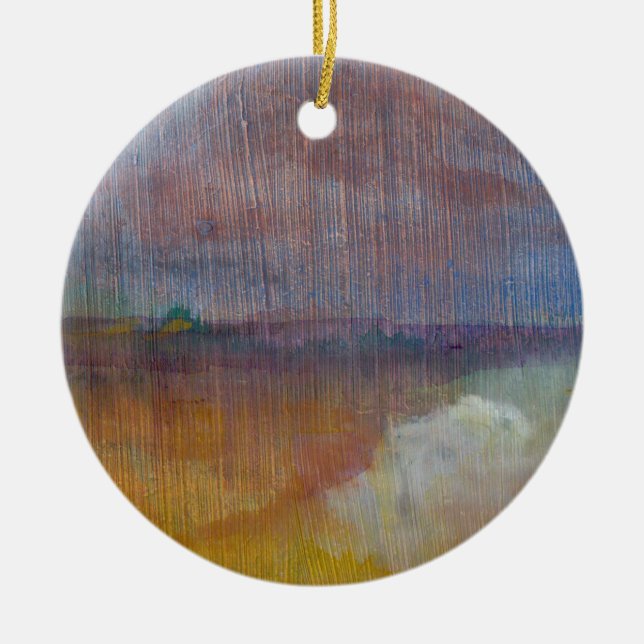 Looking North to Cullercoats Ceramic Ornament (Front)