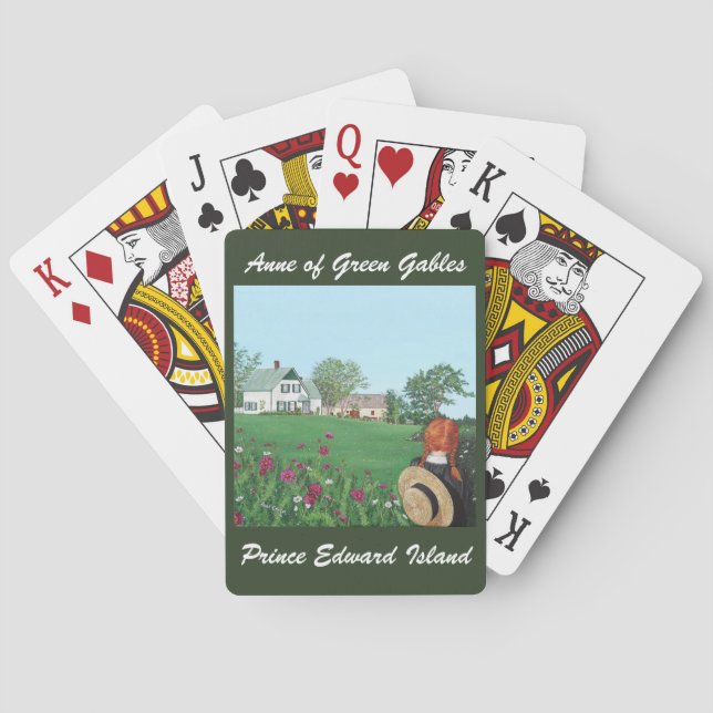 "Looking on with Love" Anne of Green Gables Playing Cards (Back)