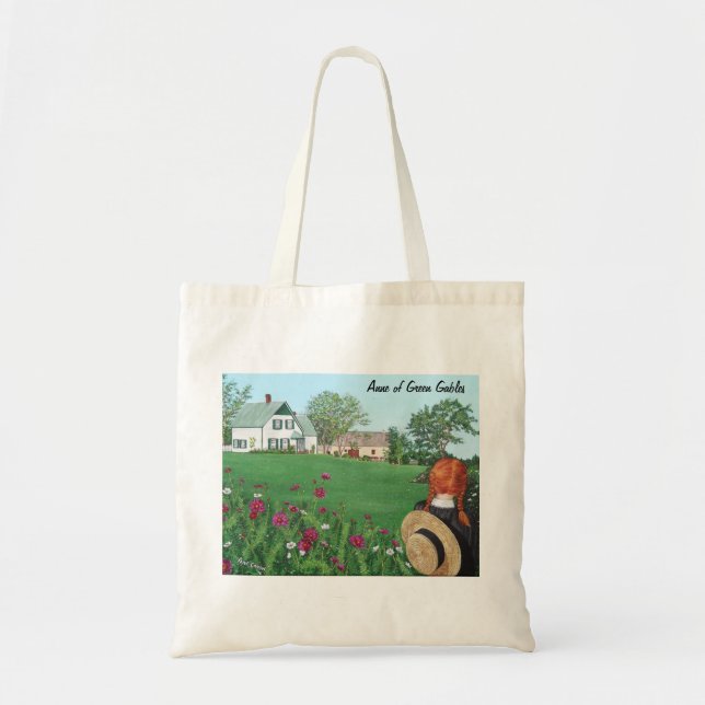 "Looking on with Love" - Anne of Green Gables Tote Bag (Front)