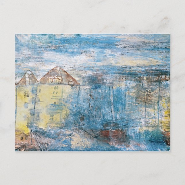 Looking onto a Square, 1912 by Paul Klee Postcard (Front)