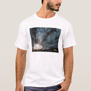 Looking out an ice cave, Iceland T-Shirt