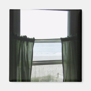 Looking Out At The Sea Magnet