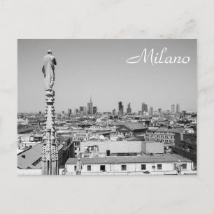 Looking Out on Milano Postcard