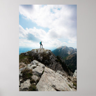 Looking over new adventures poster