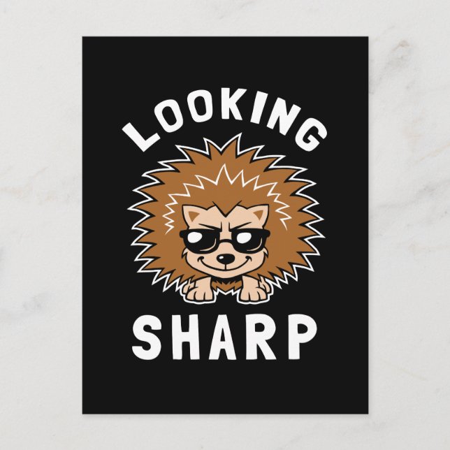 Looking Sharp Postcard (Front)