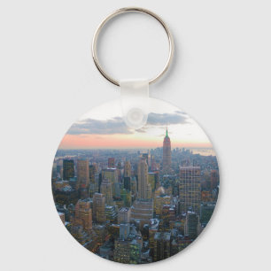 Looking South from Top of the Rock New York City Keychain