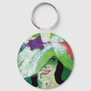 Looking the Other Way Keychain