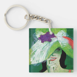 Looking the Other Way Keychain