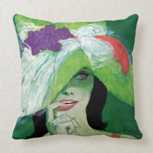 Looking the Other Way Throw Pillow