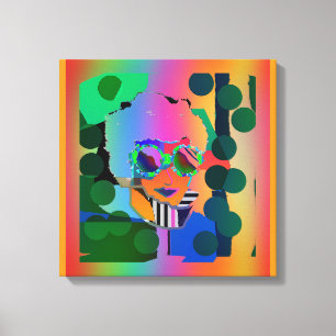 Looking Through Reflected Lenses  Canvas Print