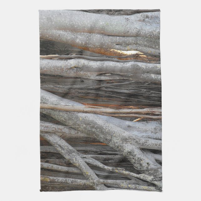 Looking through the Banyan Tree Kitchen Towel (Vertical)