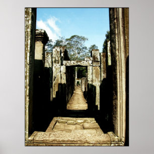 Looking thru Cambodian History Poster