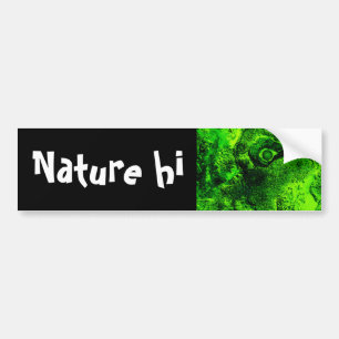 looking to green bumper sticker
