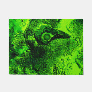 looking to green doormat