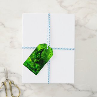 looking to green gift tags