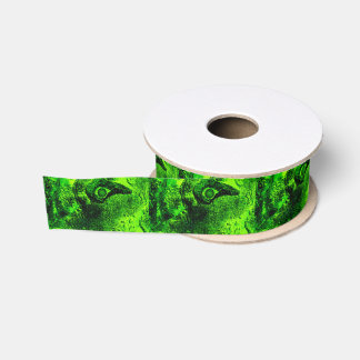 looking to green grosgrain ribbon