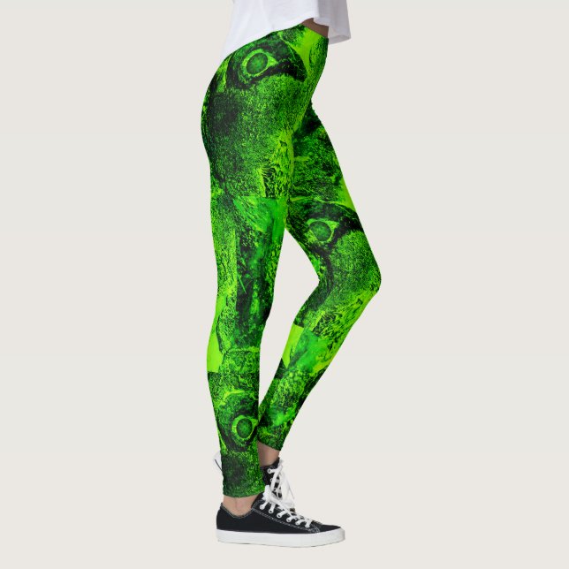 looking to green leggings (Right)