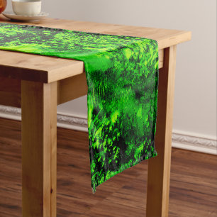 looking to green medium table runner