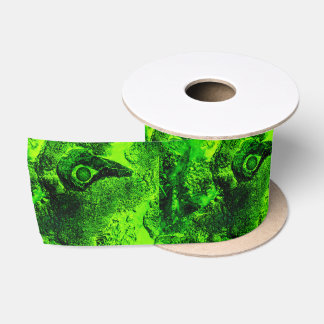 looking to green satin ribbon