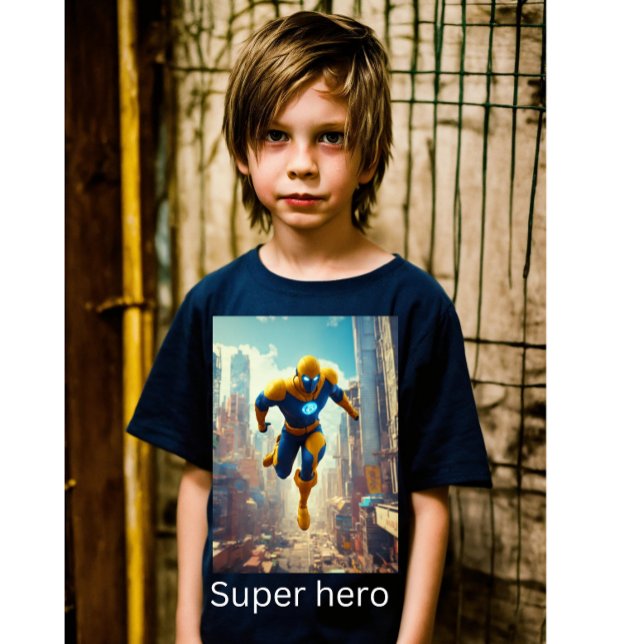 looking to sell superhero-themed T-shirts for kids (Creator Uploaded)