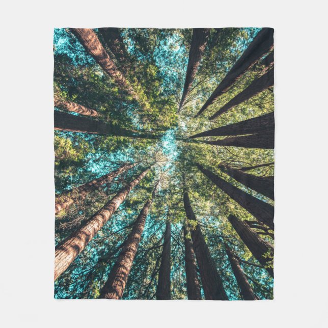 LOOKING UP FLEECE BLANKET (Front)