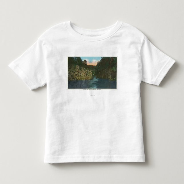 Looking up Long Rapids from the Flume Toddler T-shirt (Front)