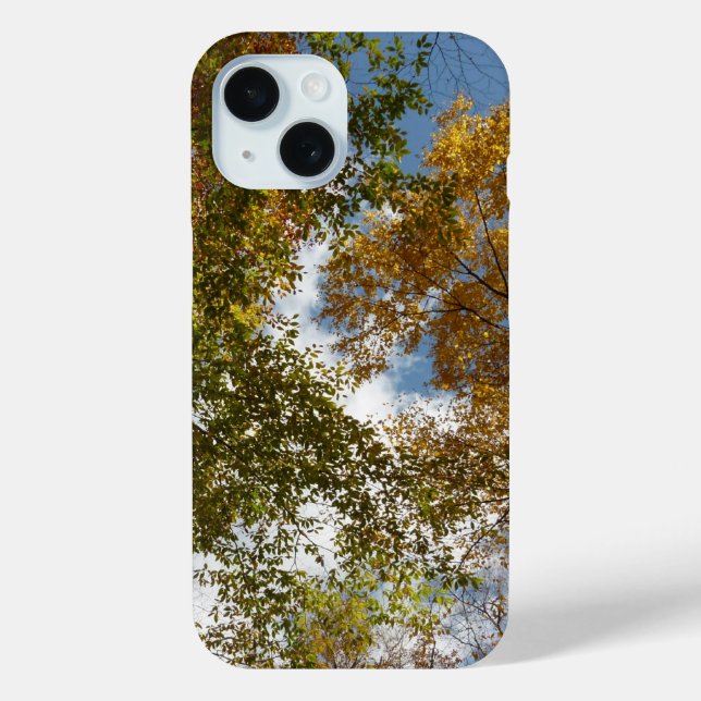 Looking Up to Fall Leaves II Autumn Nature Case-Mate iPhone Case (Back)