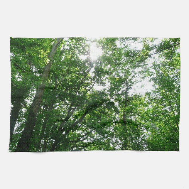 Looking Up to Summer Trees Kitchen Towel (Horizontal)