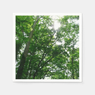 Looking Up to Summer Trees Napkin
