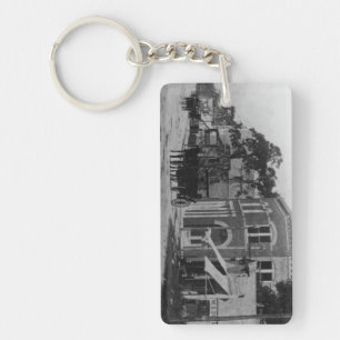 Looking West On Flagler Street Keychain