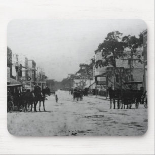 Looking West On Flagler Street Mouse Pad