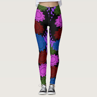 LOOKINGSHINY BLONDE CHIC GIRLY FOR SLIMMER LOOK LEGGINGS