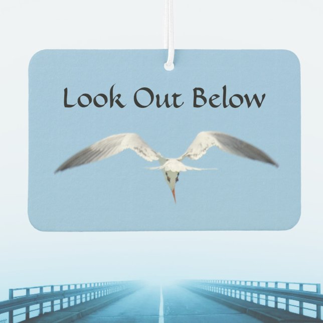 Lookout Below Royal Tern in Flight Air Freshener (Creator Uploaded)