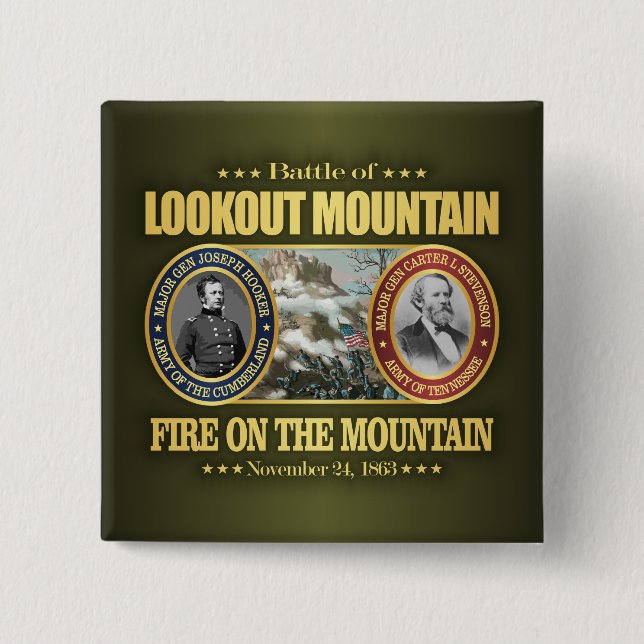 Lookout Mountain (FH2) 2 Inch Square Button (Front)