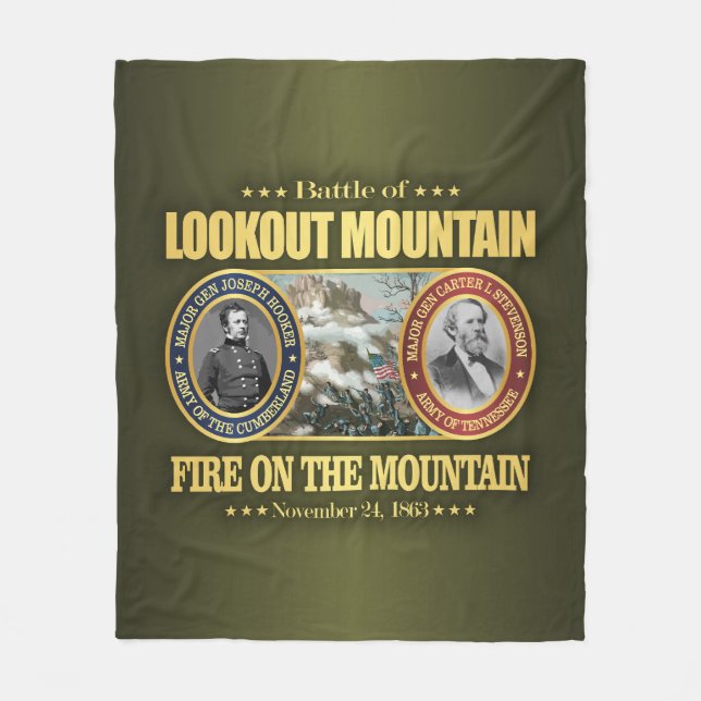 Lookout Mountain (FH2) Fleece Blanket (Front)