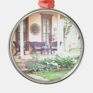 Looks Inviting for an afternoon tea Metal Ornament