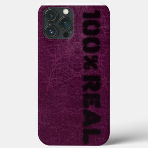 Looks Like Purple Leather iPhone 13 Pro Max Case