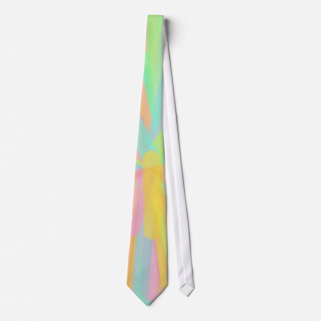 Looks Like Springtime - Colourful Abstract Tie (Front)