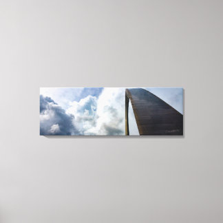 Lookup Gateway Arch St. Louis, MO | 36 x 12 Canvas Print