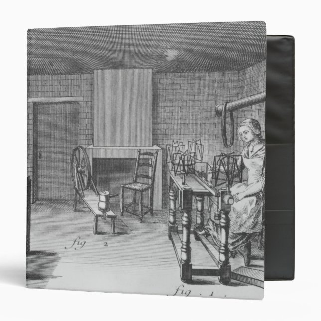 Loom for weaving stockings binder (Front/Inside)