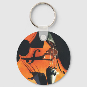 Looming Cello keychain